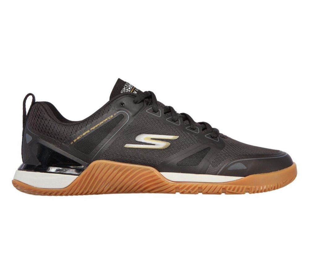 Skechers GOtrain Viper 2 Men's Running Shoes Black Gold | CXVB10876