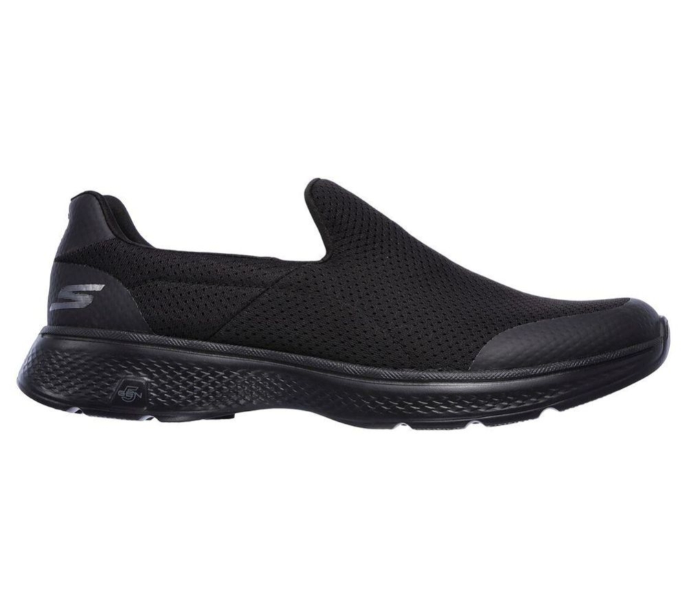Skechers GOwalk 4 - Incredible Men's Walking Shoes Black | NGYE57039