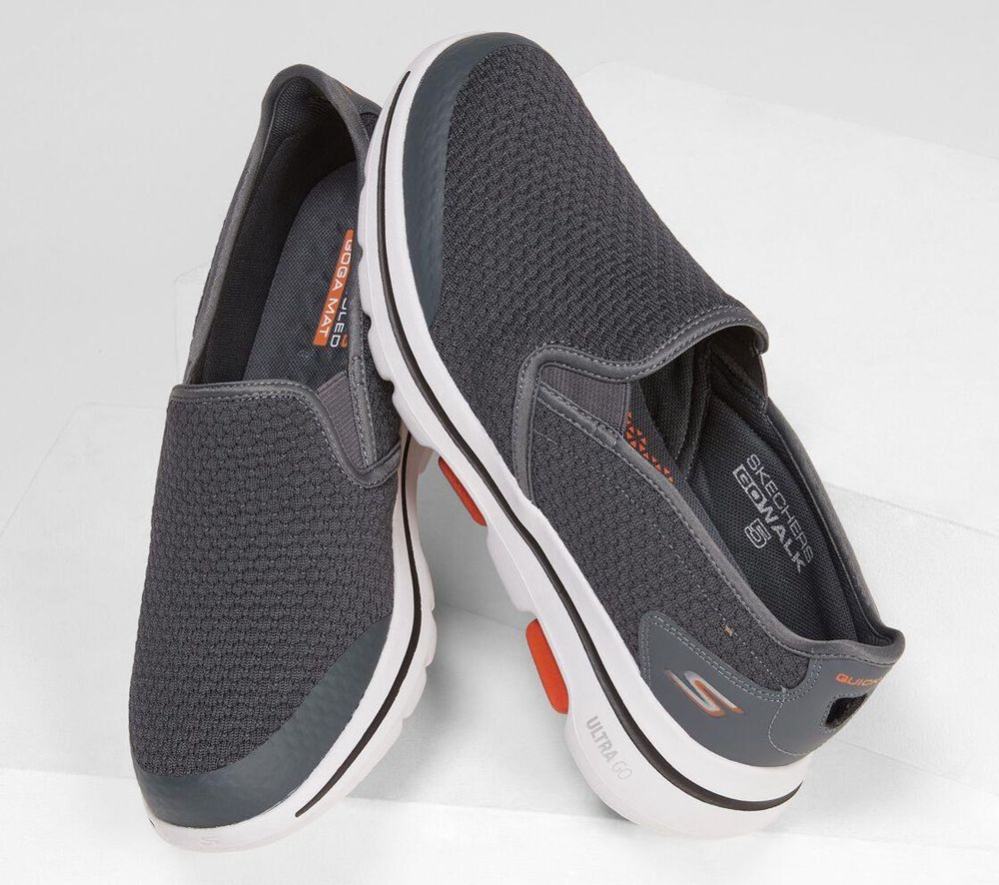 Skechers GOwalk 5 - Apprize Men's Walking Shoes Grey | IPZC57429