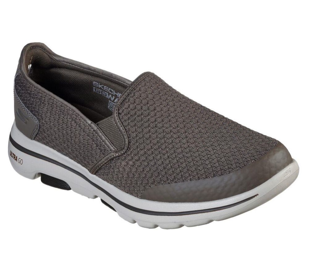Skechers GOwalk 5 - Apprize Men\'s Walking Shoes Brown | NACW25384
