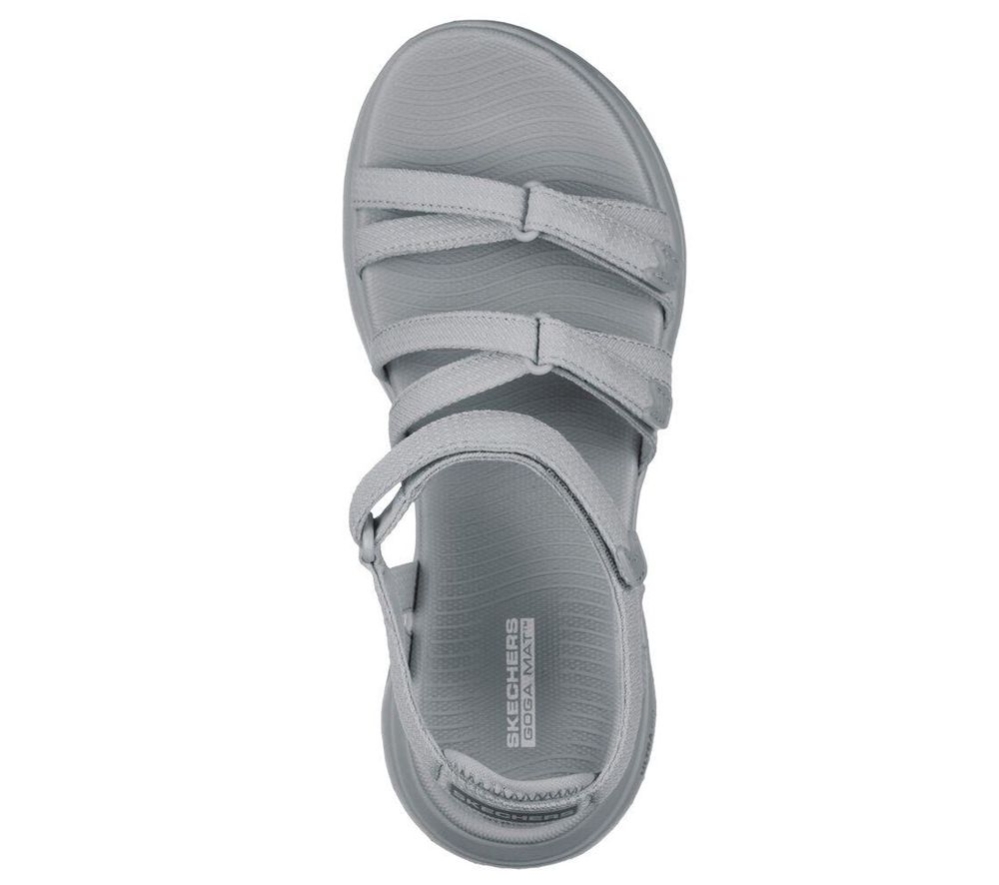 Skechers GOwalk 5 - Harmony Women's Sandals Grey | ERVC48126