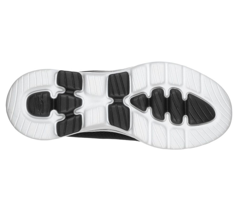 Skechers GOwalk 5 - Lucky Women's Walking Shoes Black White | TCLY71564