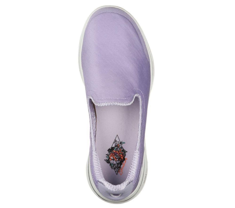 Skechers GOwalk 5 - Precious Times Women's Walking Shoes Purple | WOSJ95680