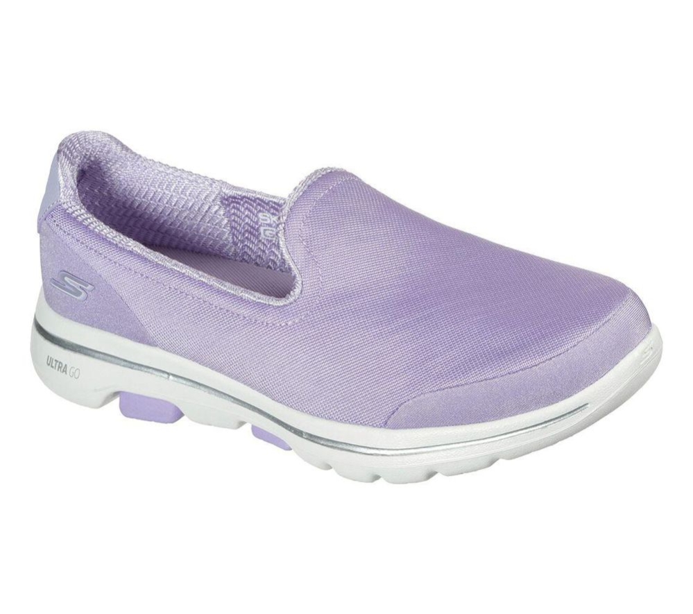 Skechers GOwalk 5 - Precious Times Women\'s Walking Shoes Purple | WOSJ95680