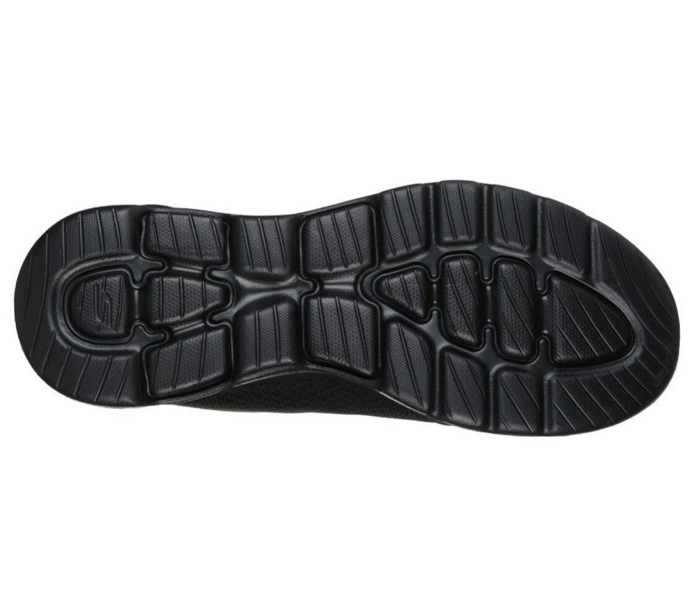Skechers GOwalk 5 - Qualify Men's Walking Shoes Black | WIJL83594