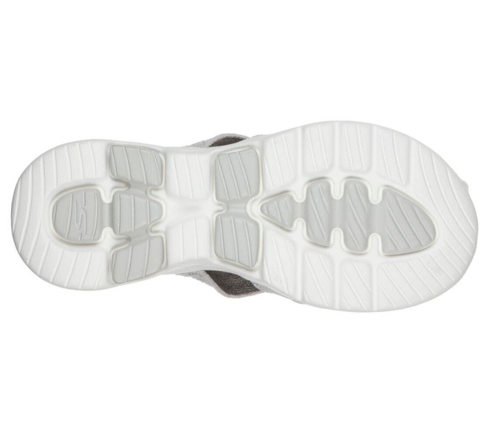 Skechers GOwalk 5 - Sun Kiss Women's Flip Flops Grey | XNML49712