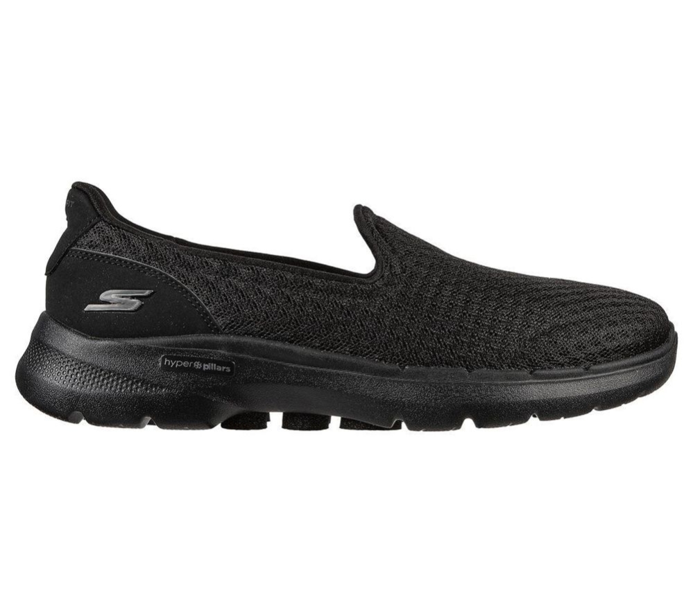 Skechers GOwalk 6 - Big Splash Women's Walking Shoes Black | JKMX84965
