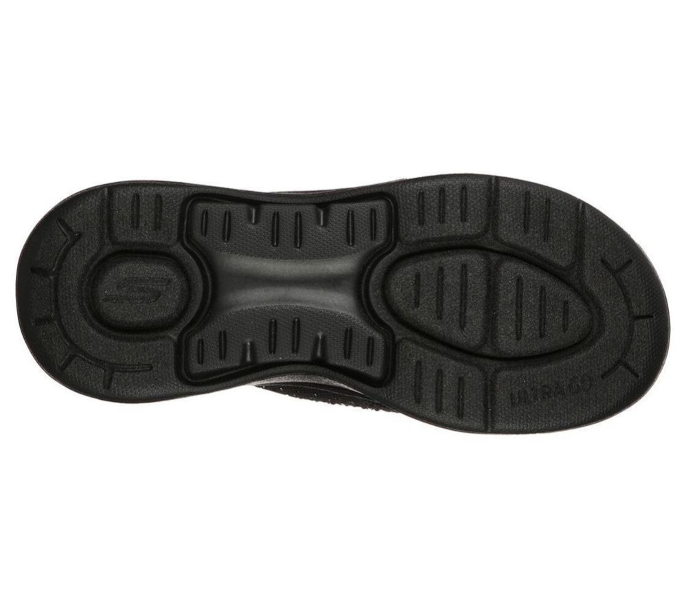 Skechers GOwalk Arch Fit - Dazzle Women's Flip Flops Black | EBOH79361