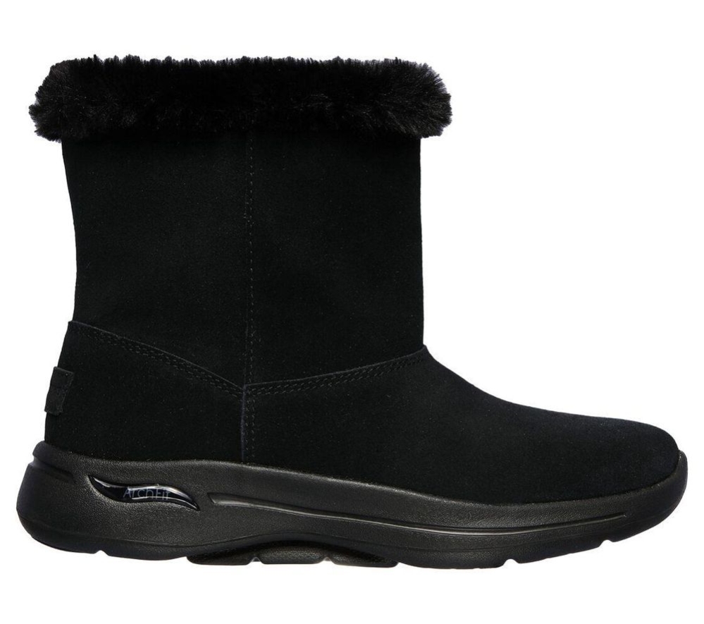 Skechers GOwalk Arch Fit - Embrace Women's Winter Boots Black | CERV95160