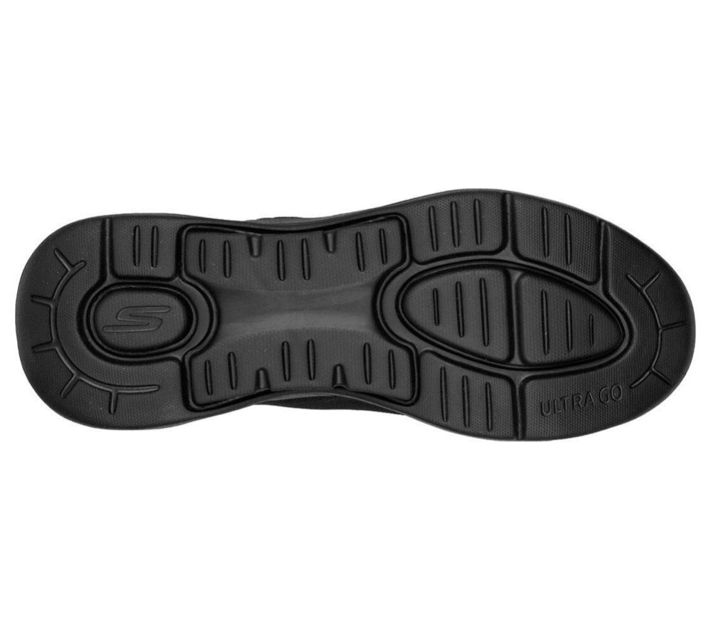 Skechers GOwalk Arch Fit - Grand Select Men's Walking Shoes Black | NZAR38279