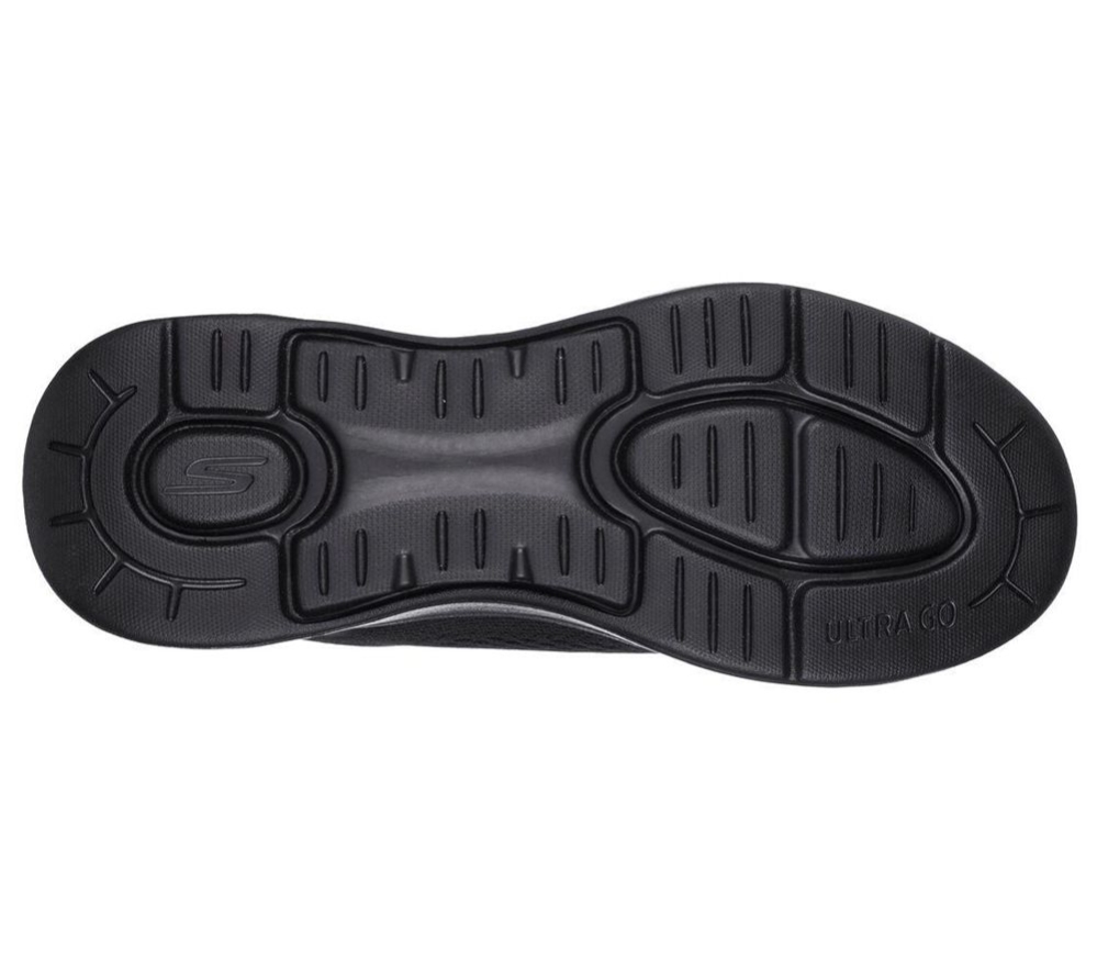 Skechers GOwalk Arch Fit - Idyllic Men's Walking Shoes Black | VLOW01745