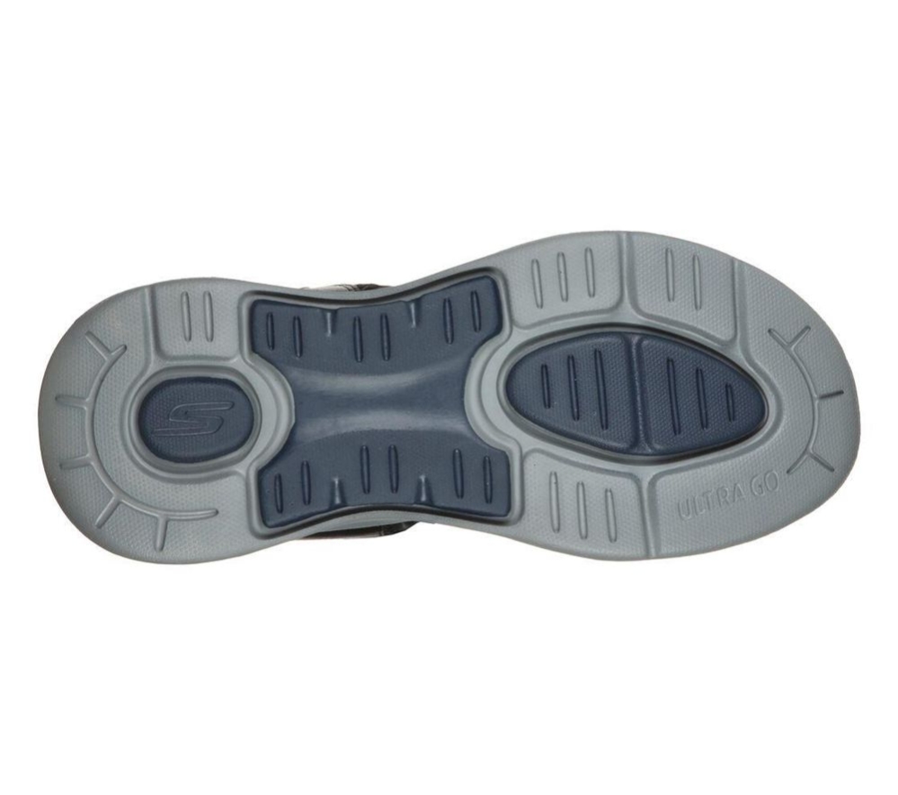 Skechers GOwalk Arch Fit - Mission Men's Sandals Black Navy | PYMX94076
