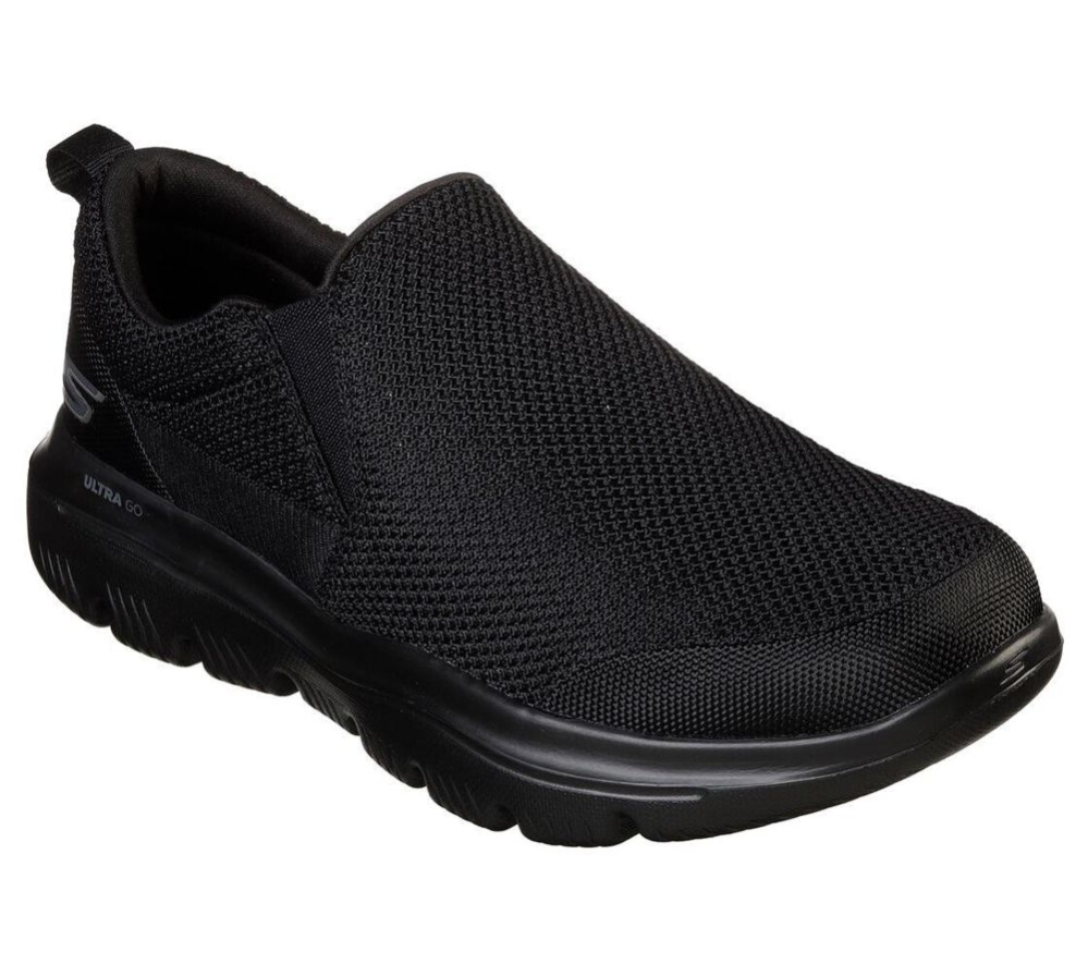 Skechers GOwalk Evolution Ultra - Impeccable Men\'s Walking Shoes Black | WBGF10864