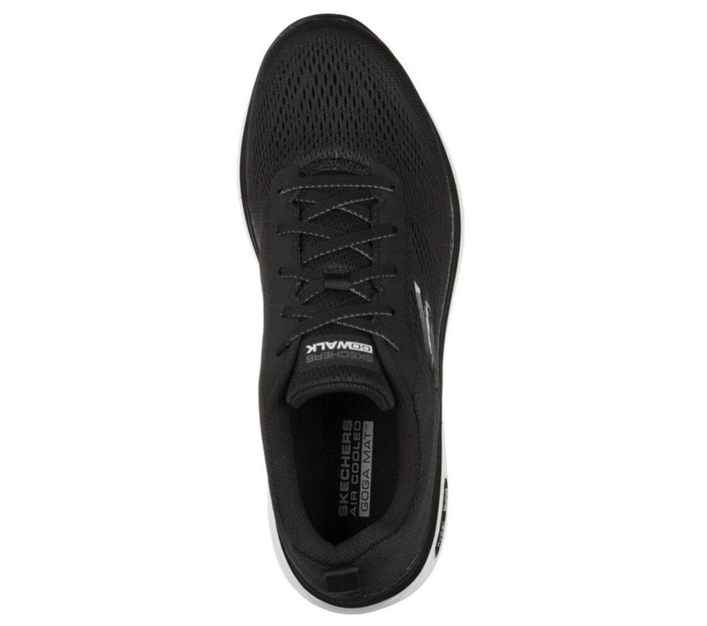 Skechers GOwalk Hyperburst Men's Walking Shoes Grey White | CUVE29017