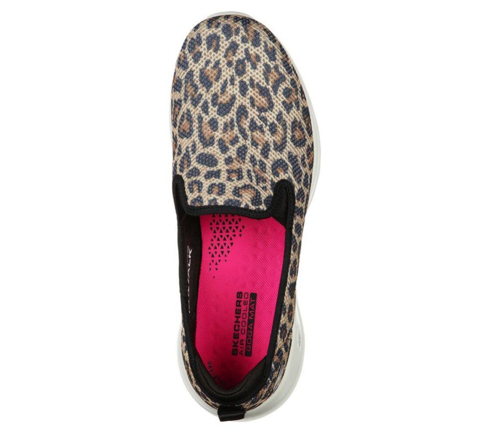 Skechers GOwalk Joy - Fiery Women's Walking Shoes Leopard | CWYS94085