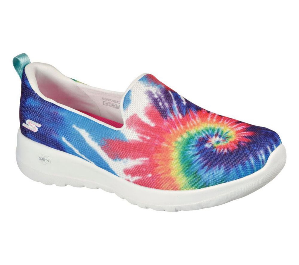 Skechers GOwalk Joy - Fun Energy Women\'s Walking Shoes White Multicolor | FXAC34076