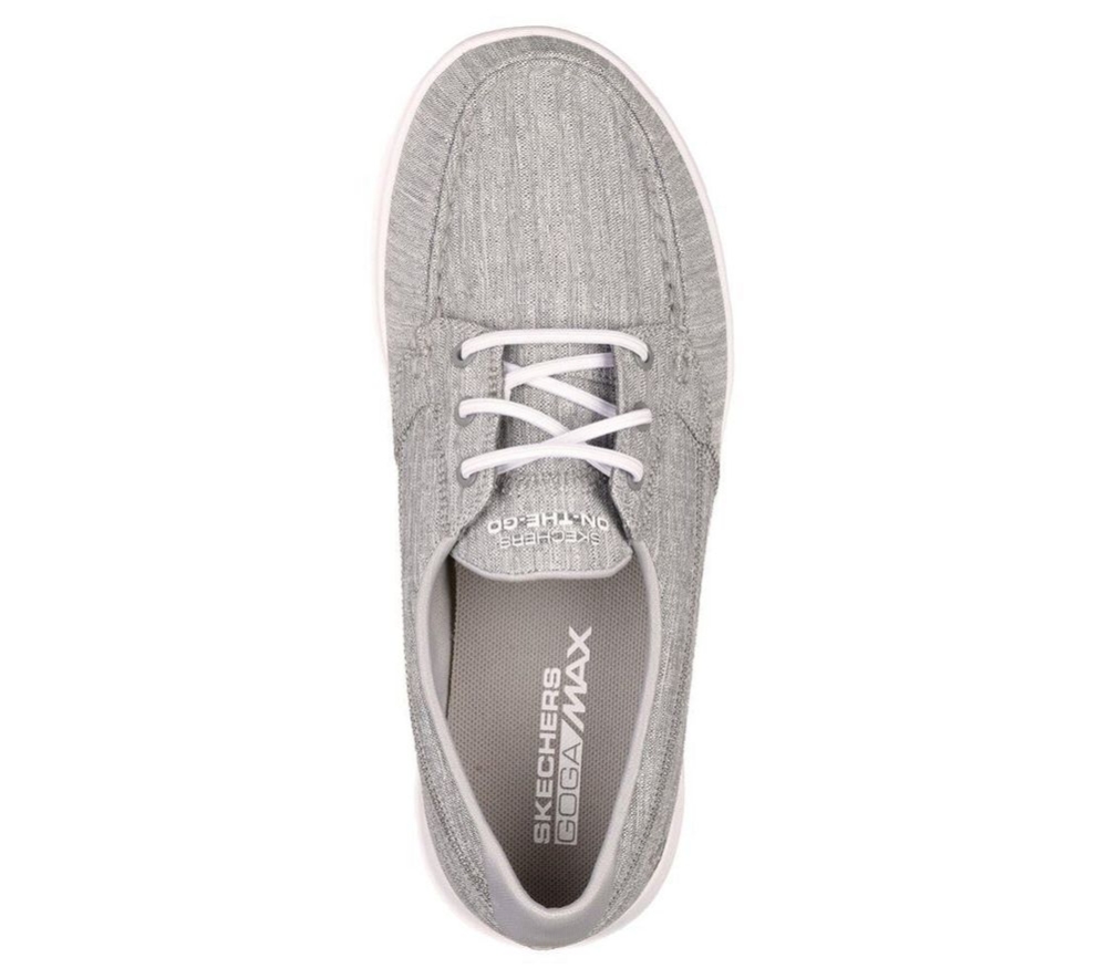 Skechers GOwalk Lite - Isla Women's Boat Shoes Grey | UHFO13650