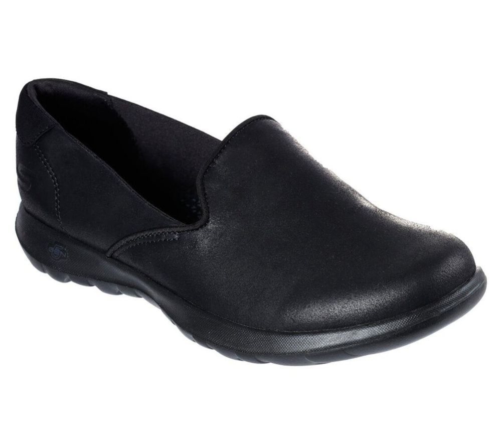 Skechers GOwalk Lite - Queenly Women\'s Walking Shoes Black | AGXE51639