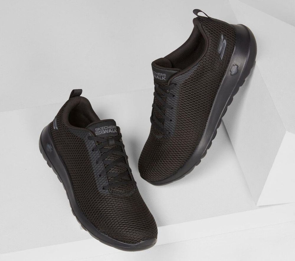 Skechers GOwalk Max - Effort Men's Walking Shoes Black | VIPN28735