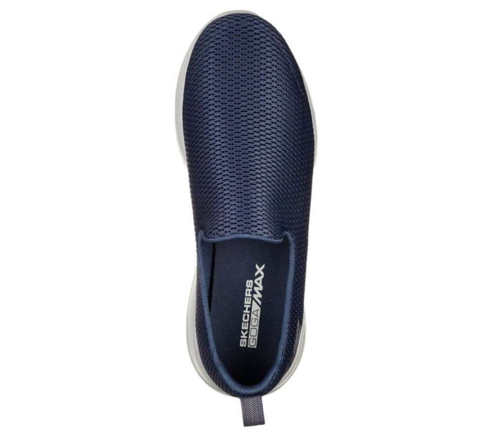 Skechers GOwalk Max Men's Walking Shoes Navy Grey | FSMO36289