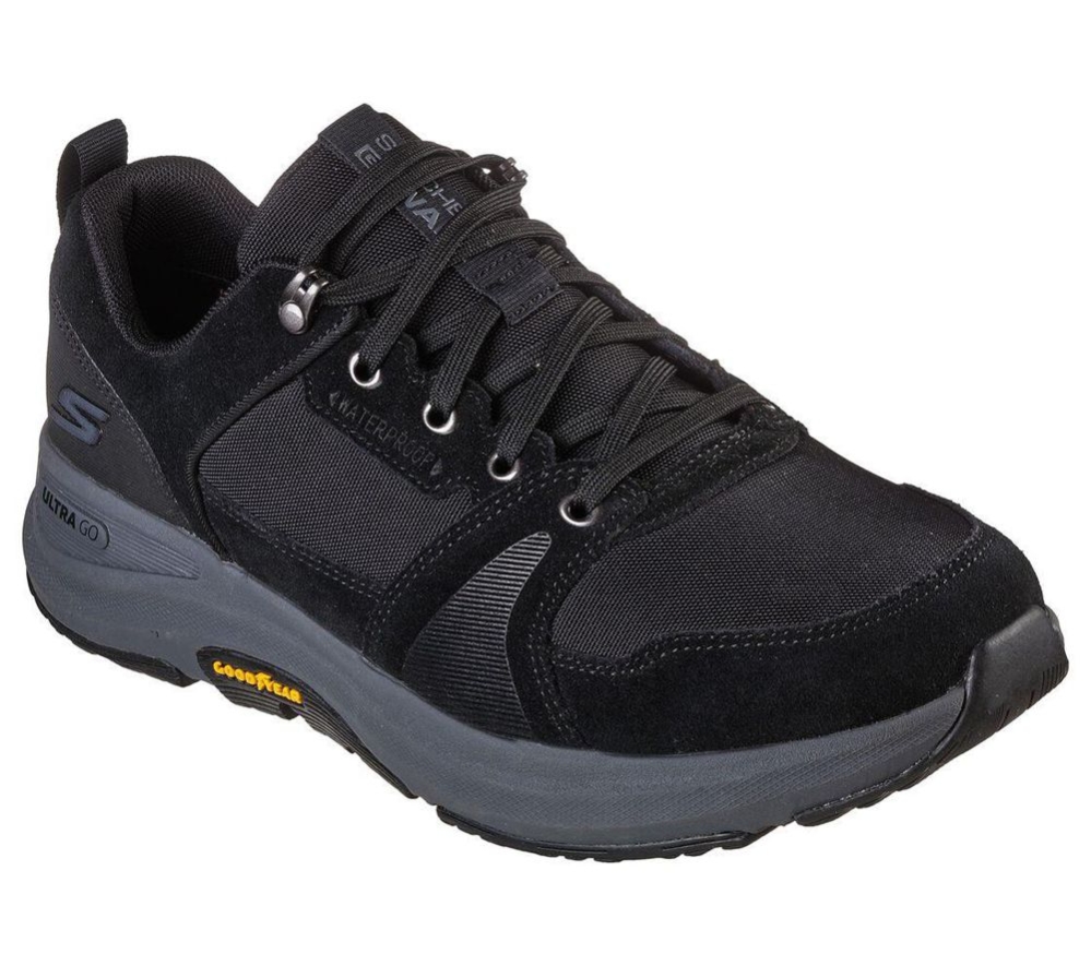 Skechers GOwalk Outdoor - Massif Men\'s Walking Shoes Black Grey | XDYW39270