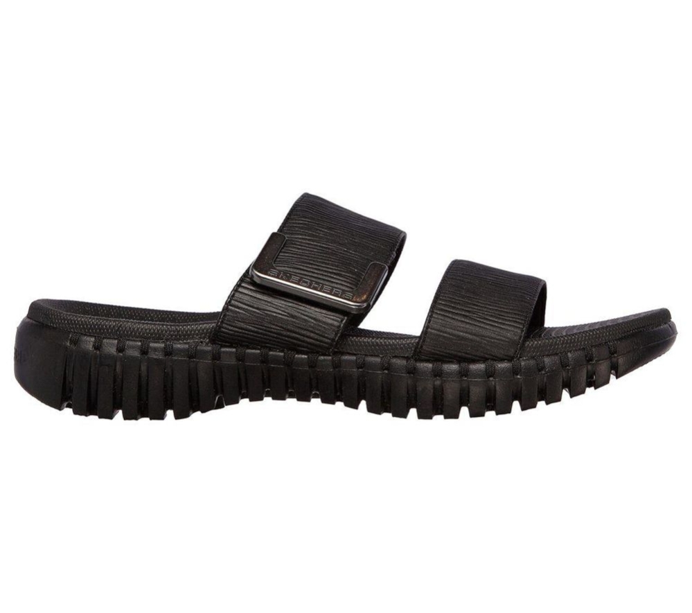 Skechers GOwalk Smart - Alluring Women's Slides Black | WHLE05421