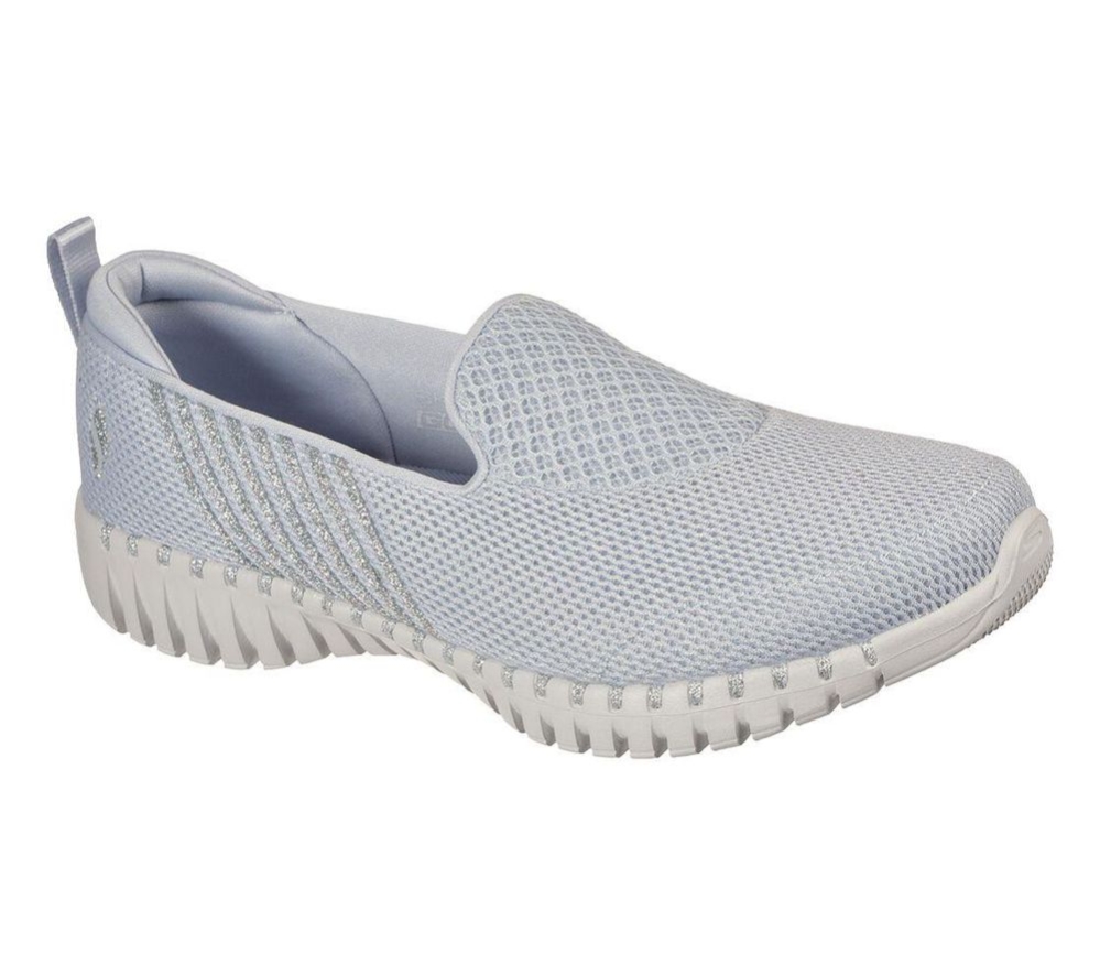 Skechers GOwalk Smart - Golden View Women\'s Walking Shoes Grey Silver | XYEH81256