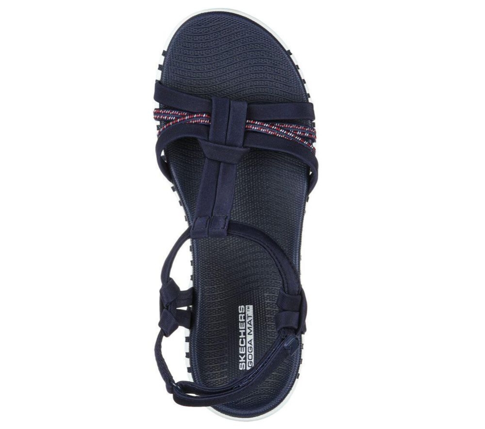 Skechers GOwalk Smart - Good Lookin Women's Sandals Navy | DHXK40713