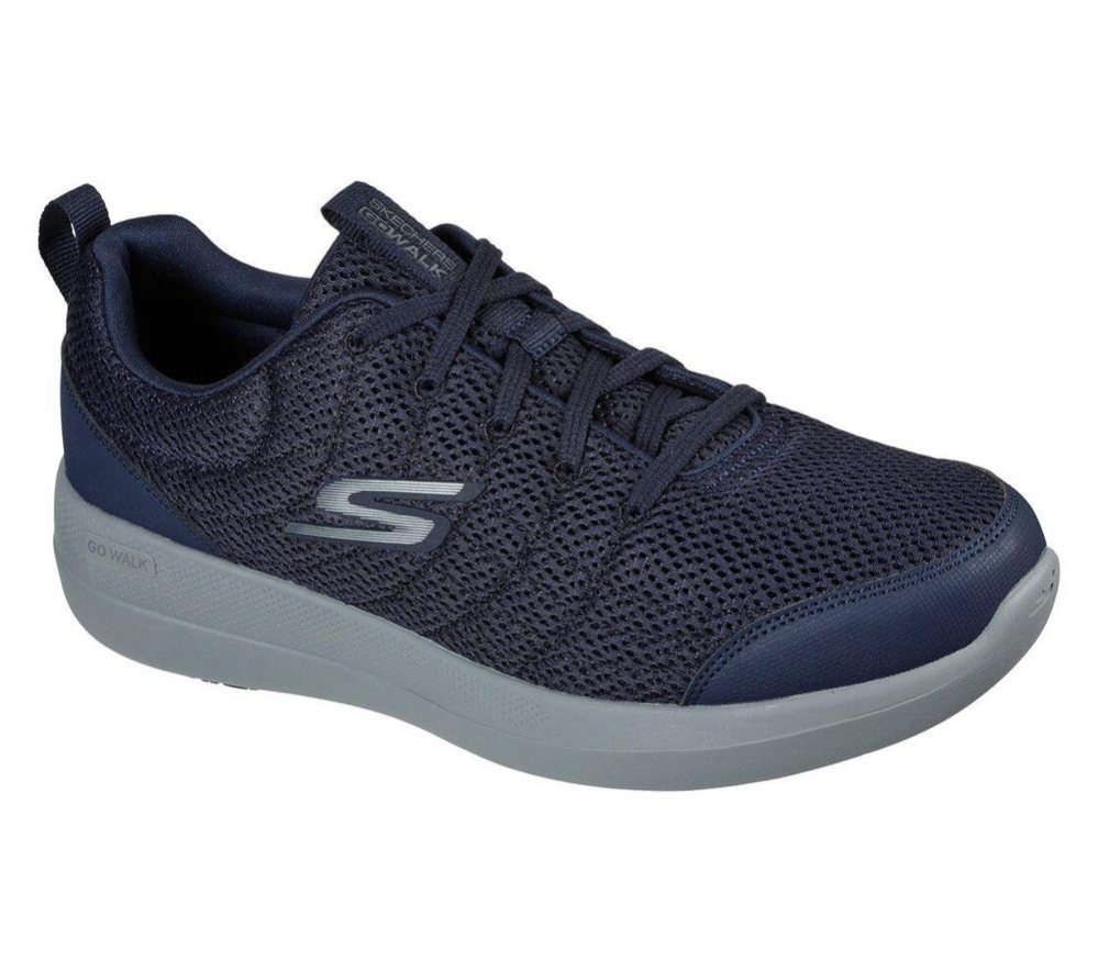 Skechers GOwalk Stability - Advancement Men\'s Walking Shoes Navy | DWXG51437