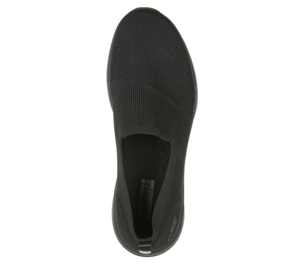 Skechers GOwalk Stability - Dessert Roses Women's Walking Shoes Black | BDJM16430