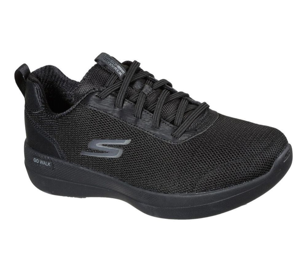 Skechers GOwalk Stability - Magnificent Glow Women\'s Walking Shoes Black | KNUB94856