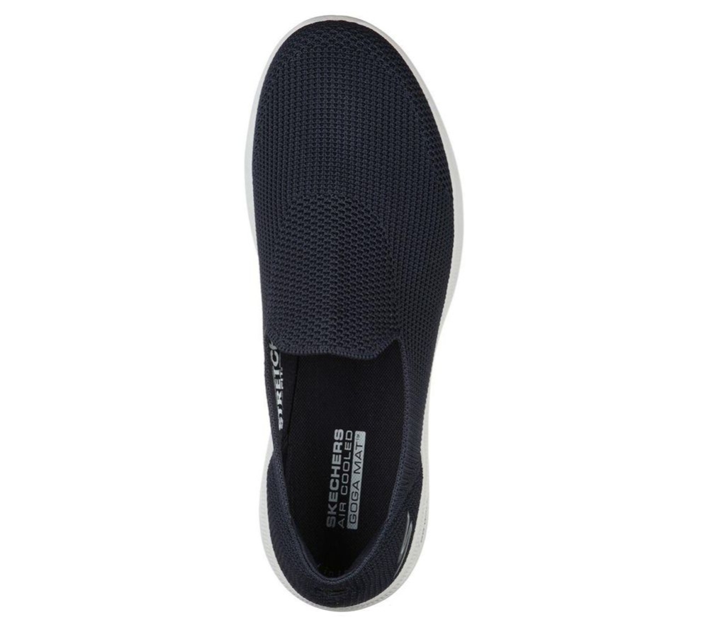 Skechers GOwalk Stability Men's Walking Shoes Navy | XEHC52879