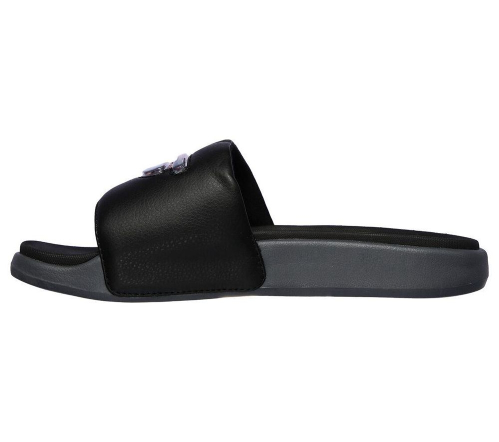 Skechers Gambix 2.0 - Utopo Men's Slides Black Grey | OKNY29354
