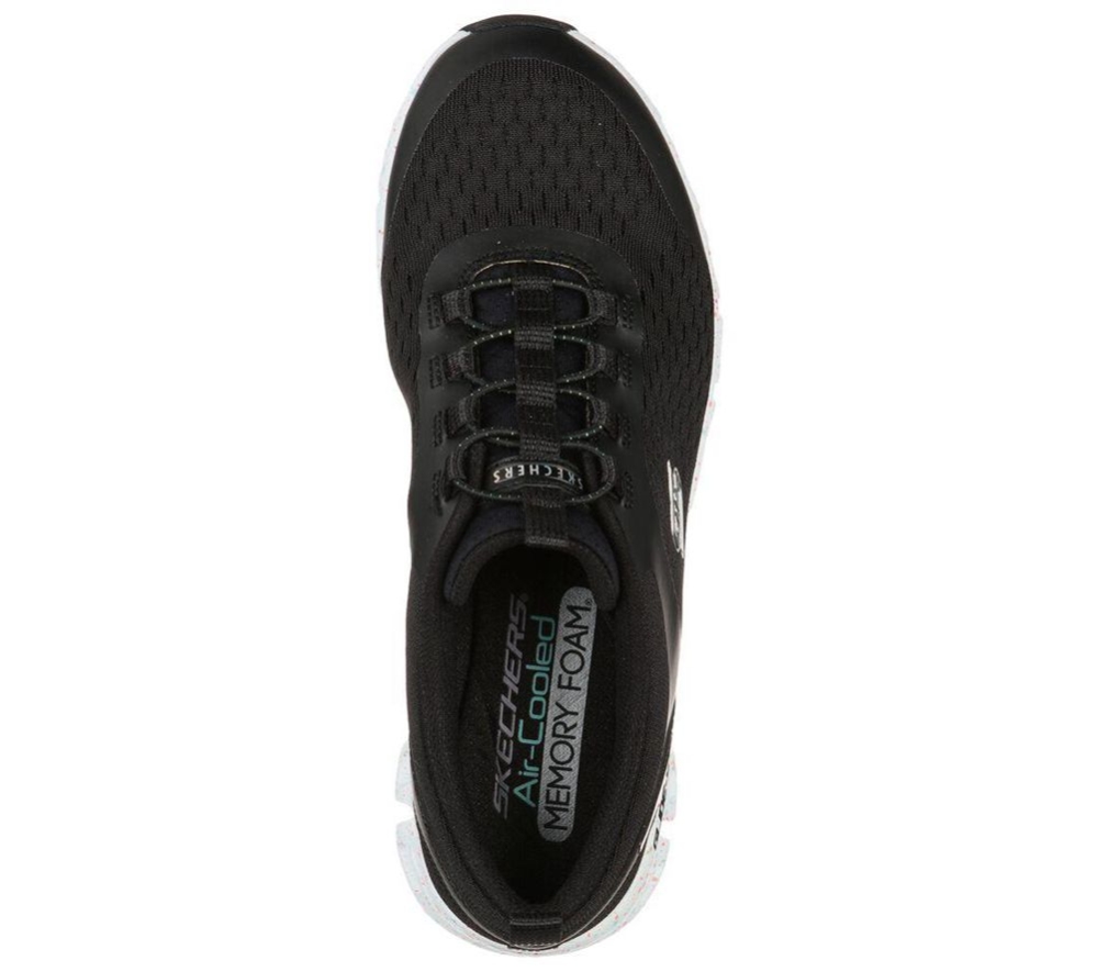 Skechers Glide-Step - Classic Canvas Women's Trainers Black Multicolor | MEXZ83912