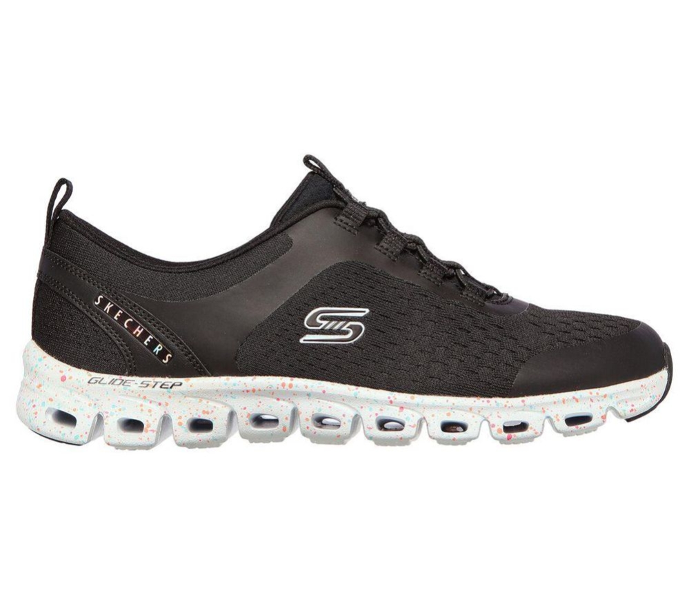 Skechers Glide-Step - Classic Canvas Women's Trainers Black Multicolor | MEXZ83912