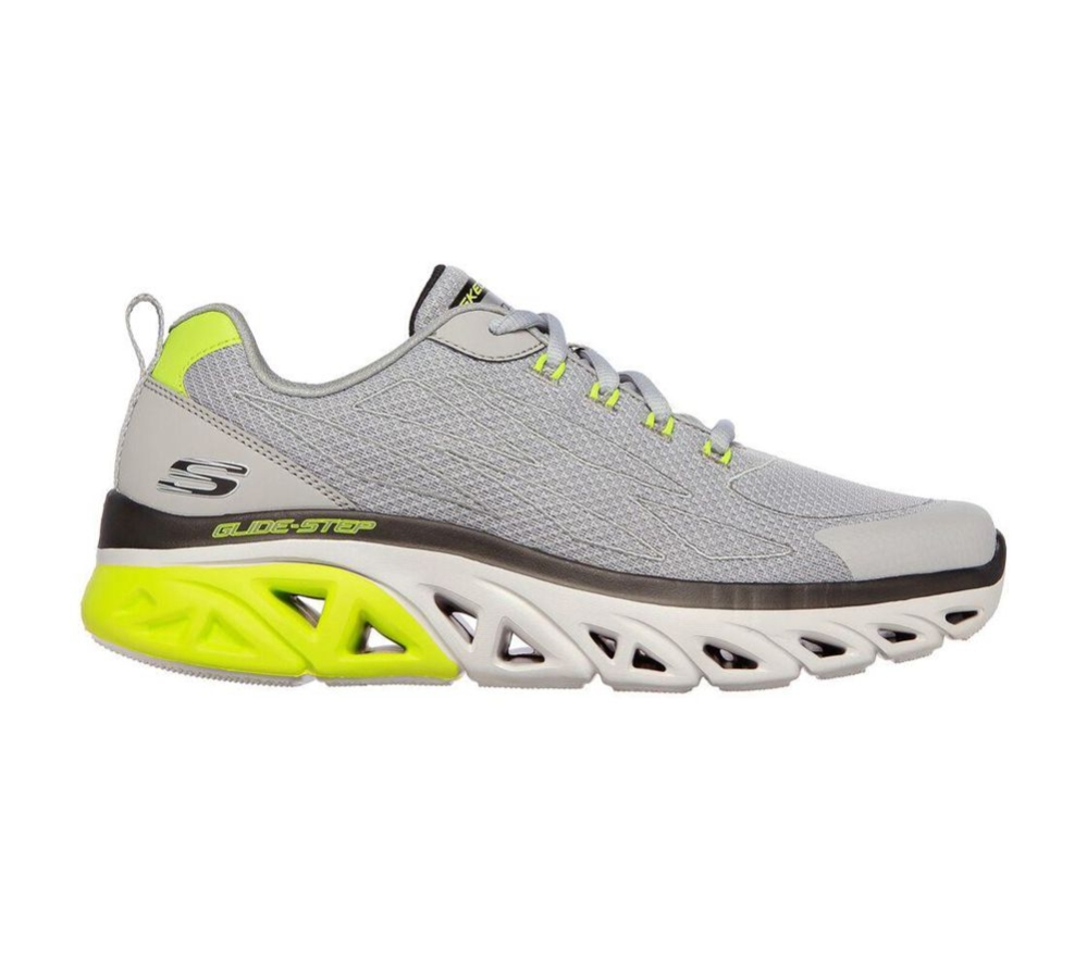 Skechers Glide-Step Sport - Controller Men's Training Shoes Grey Yellow | HTGF56281