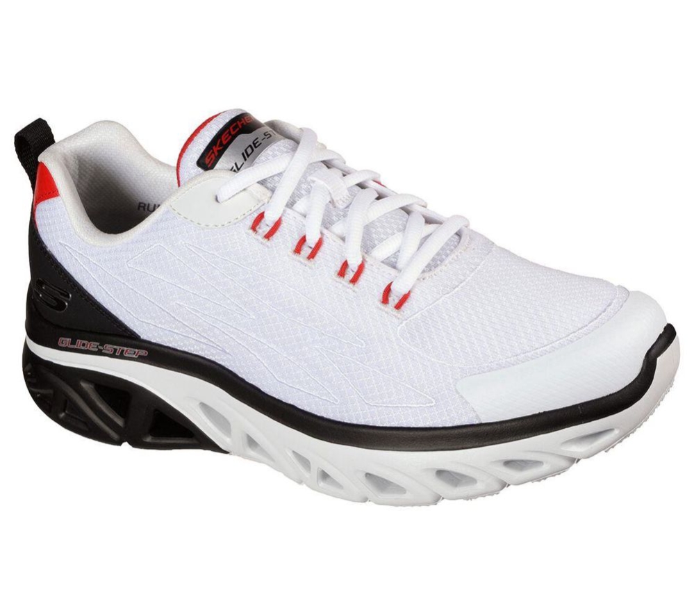 Skechers Glide-Step Sport - Controller Men\'s Training Shoes White Black | PREU06794