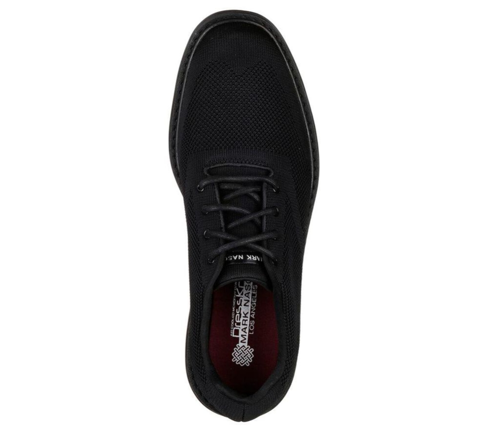 Skechers Hardee Men's Oxford Shoes Black | JLES70489