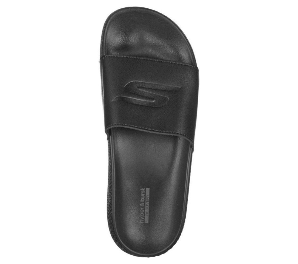 Skechers Hyper Women's Slides Black | PVFO36078