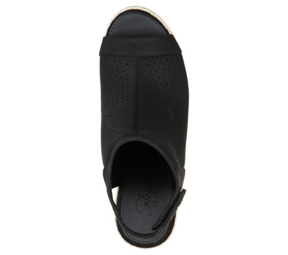 Skechers Indigo Sky - Love Dust Women's Sandals Black | RFWU02581