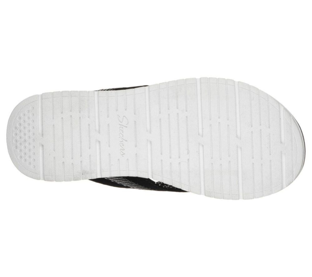 Skechers Intergrades - Brighter Days Women's Flip Flops Black White | FALU39821