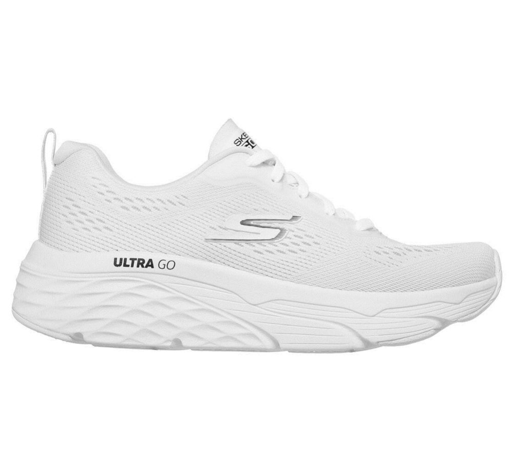 Skechers Max Cushioning Elite - Destination Point Women's Running Shoes White | SCNQ87942