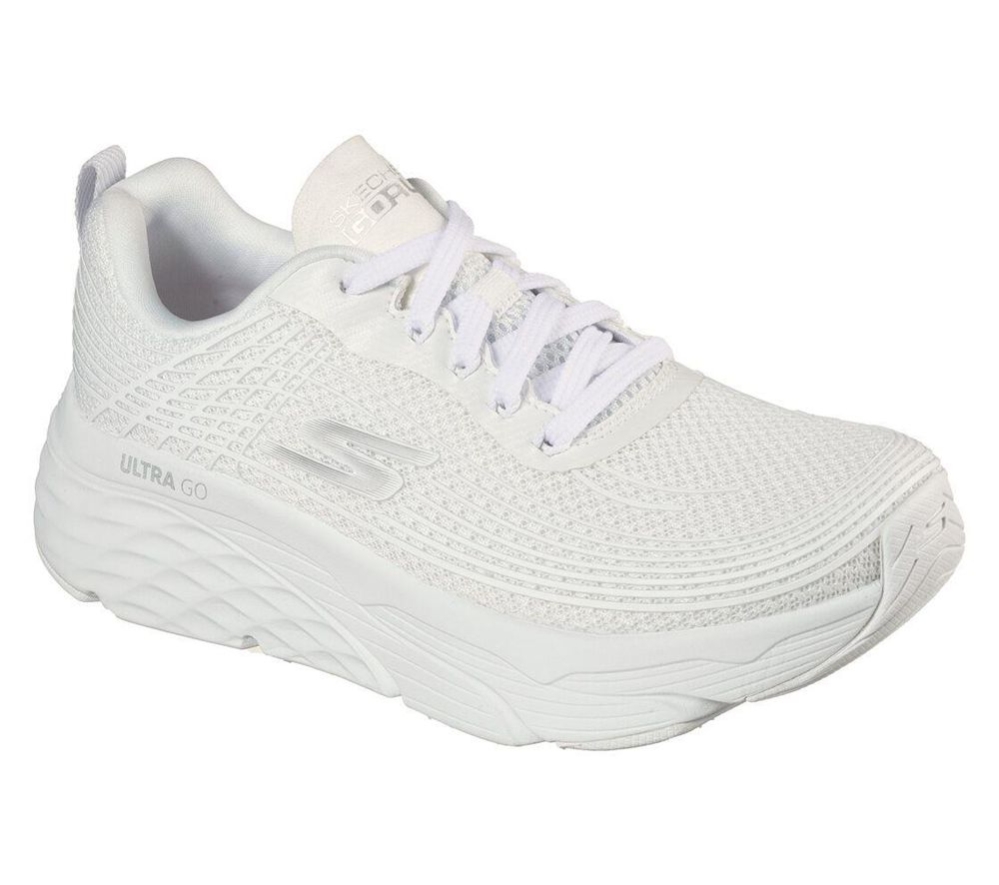 Skechers Max Cushioning Elite Women\'s Running Shoes White | TMXW96807