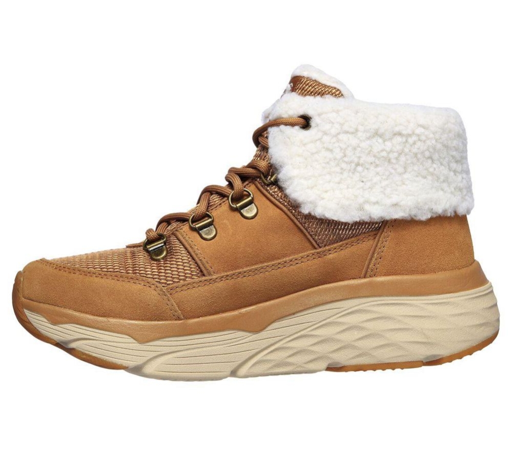 Skechers Max Cushioning - Pinnacle Women's Winter Boots Brown | JYVW28197