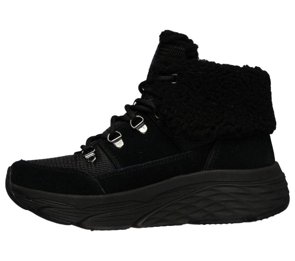 Skechers Max Cushioning - Pinnacle Women's Winter Boots Black | NZMU43082