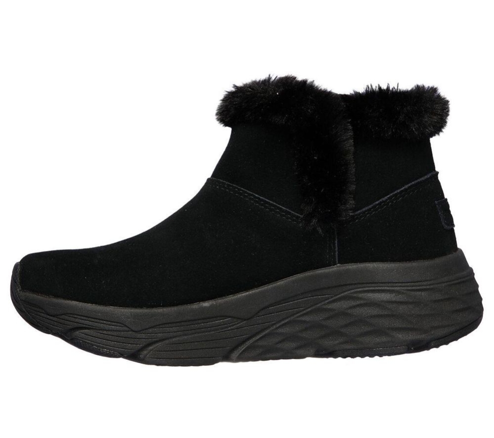 Skechers Max Cushioning - Podium Women's Winter Boots Black | GOFJ96201