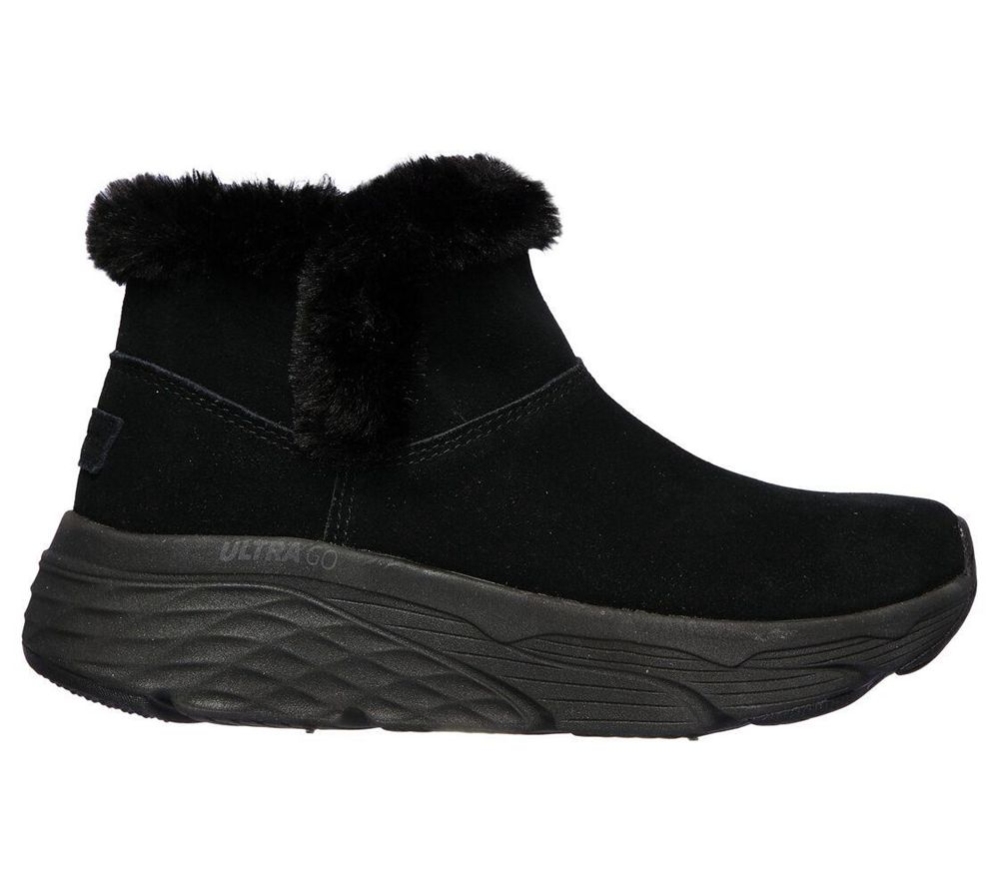 Skechers Max Cushioning - Podium Women's Winter Boots Black | GOFJ96201