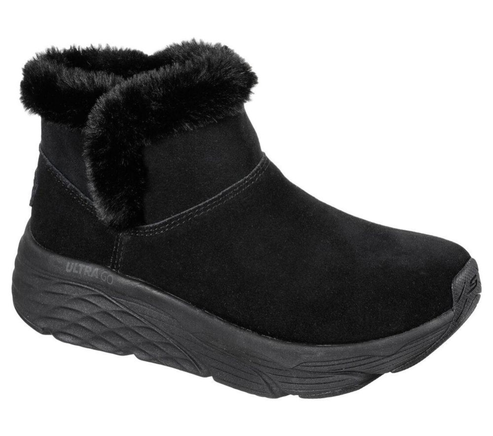 Skechers Max Cushioning - Podium Women\'s Winter Boots Black | GOFJ96201