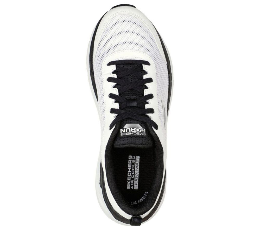 Skechers Max Cushioning Premier - Graceful Moves Women's Running Shoes White Black | AHMW03485