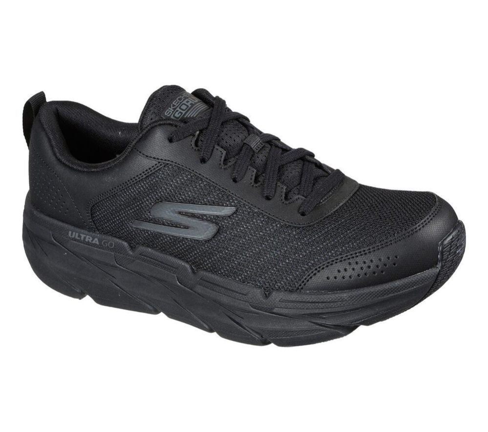 Skechers Max Cushioning Premier - Paragon Men\'s Running Shoes Black | OLSU18569